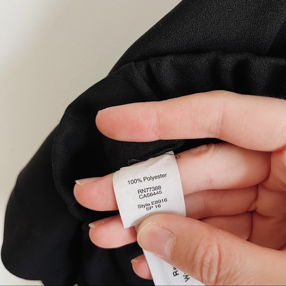 Madewell Drapey Pull-On Shorts in True Black Women’s XXS - Picture 7 of 9